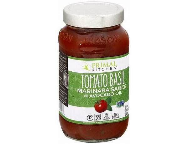 Tomato basil marinara sauce food facts