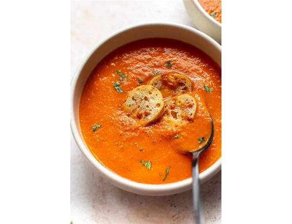 Tomato basil soup food facts