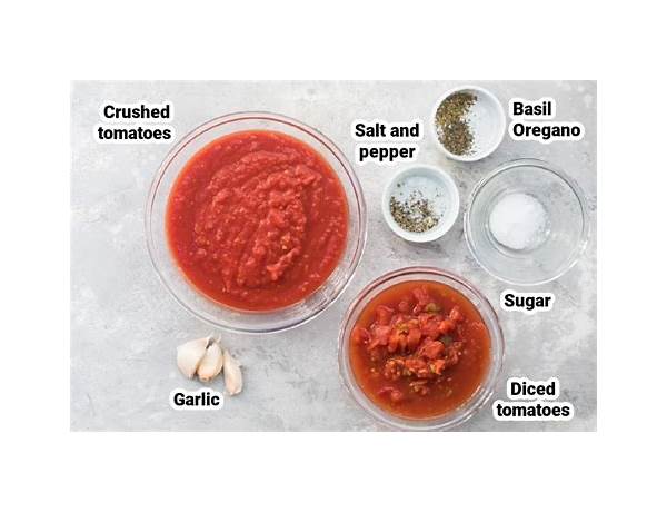 Tomato ingredients