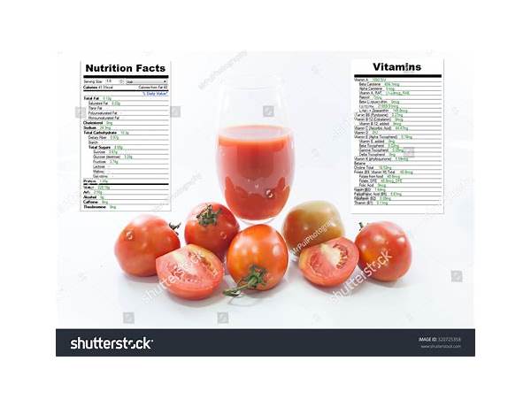 Tomato juice food facts