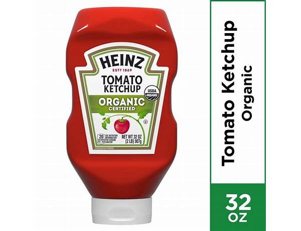 Tomato ketchup bio food facts
