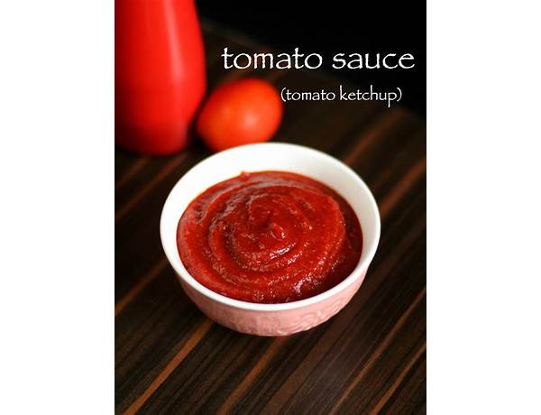 Tomato sauce ketchup ingredients