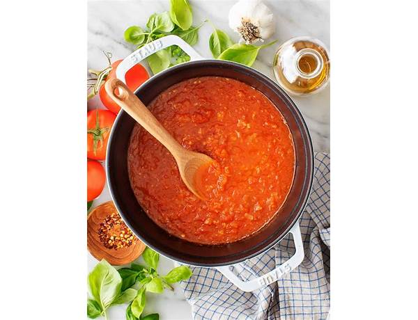 Tomato sauce. - ingredients