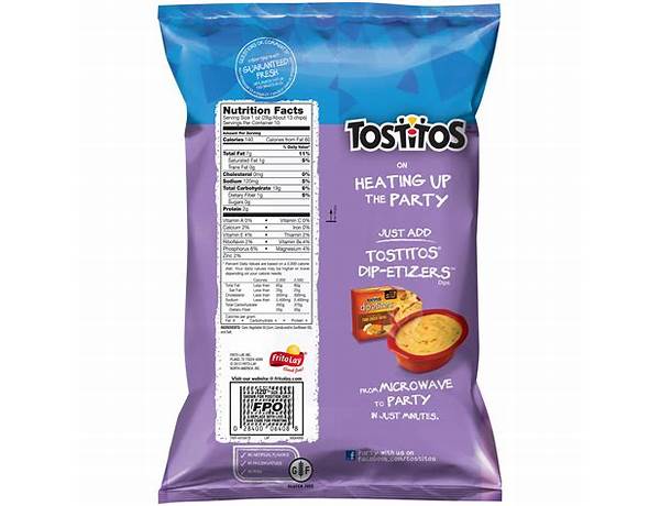 Tostitos scoops ingredients