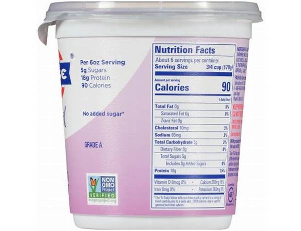 Total 0% nutrition facts