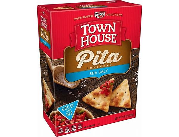 Town house pita crackers sea salt food facts