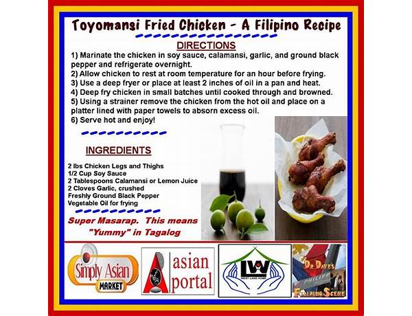 Toyomansi food facts