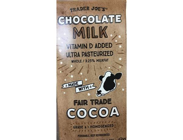 Trader joe's milk chocolate food facts