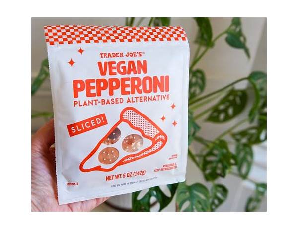 Trader joe’s vegan pepperoni food facts