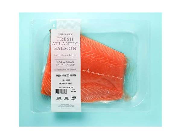 Trader joes fresh atlantic salmon food facts