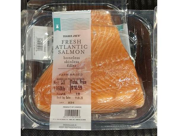 Trader joes fresh atlantic salmon ingredients