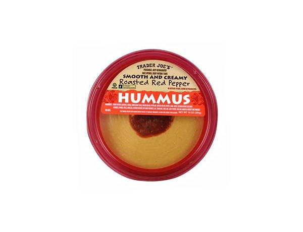 Traderjoe's roasted red pepper hummus food facts