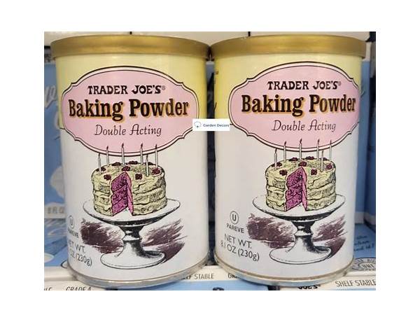 Traders joe's, baking powder food facts