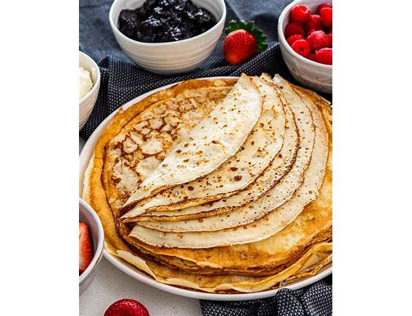 Traditional crepe mix food facts