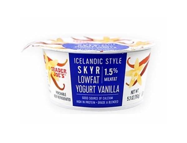 Traditional icelandic yogurt vanilla food facts
