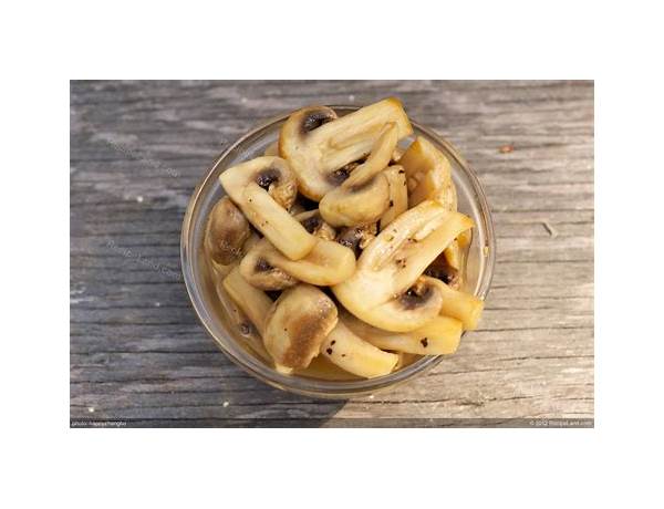 Traditional pickled mushrooms ingredients