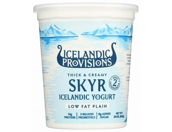 Traditional skyr food facts