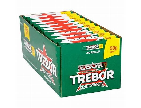 Trebor extra strong mints peppermint food facts