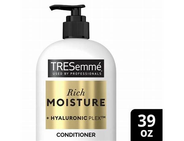 Tresemmé moisture rich conditioner food facts