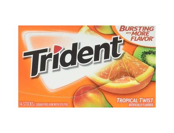 Trident tropical twist slim pack food facts