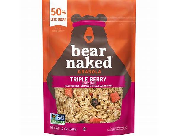 Triple berry granola food facts