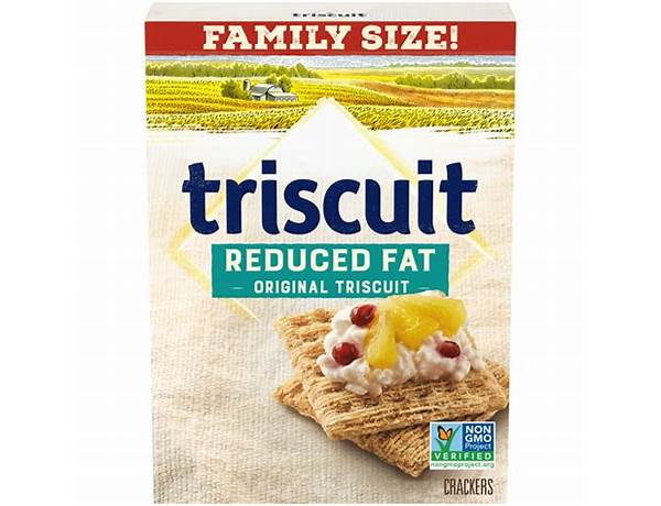 Triscuit crackers supermix reduced fat1x11.5 oz food facts
