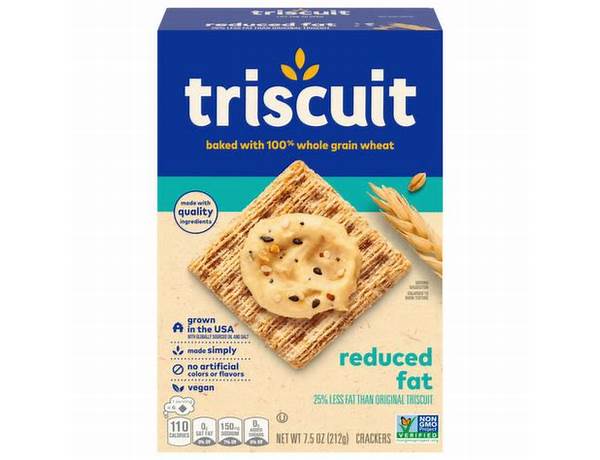 Triscuit crackers supermix reduced fat1x11.5 oz food facts