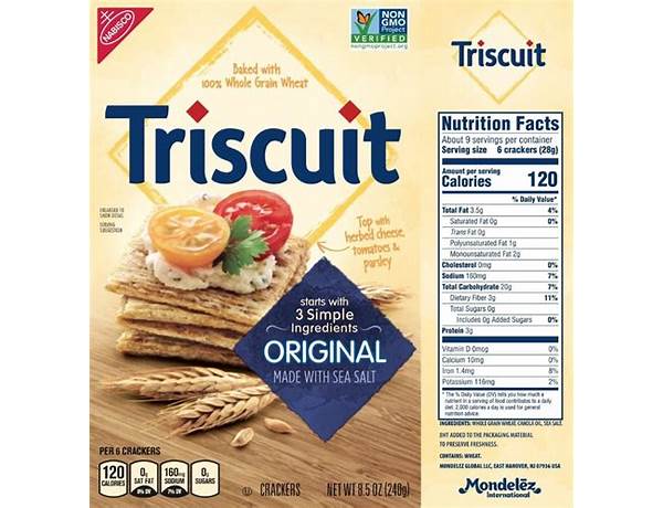 Triscuit original food facts