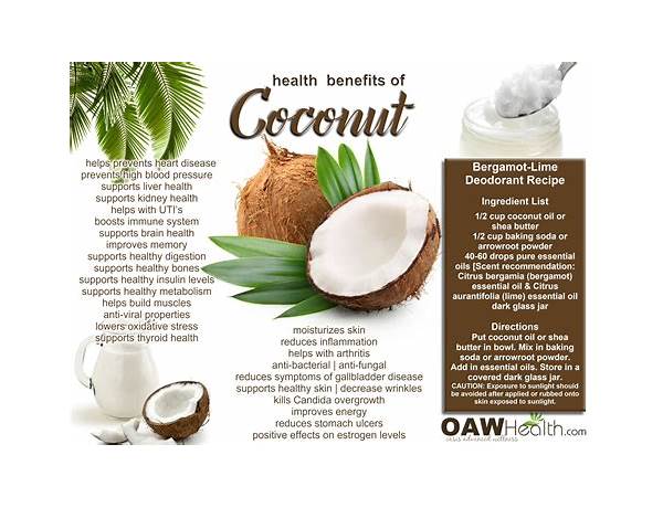 Tropic of coconut ingredients