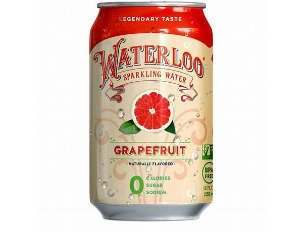Tropical fruit sparkling water food facts