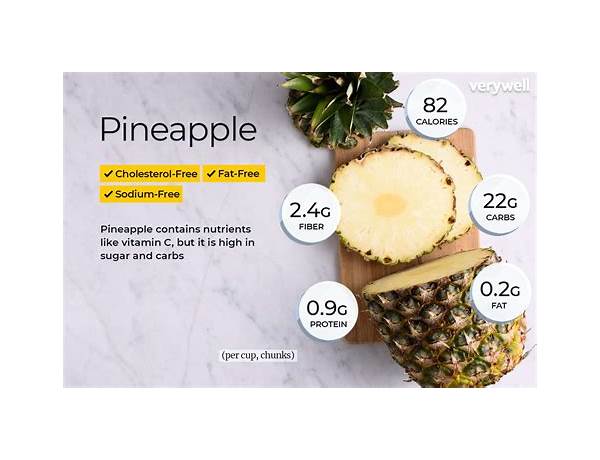 Tropical pineapple food facts