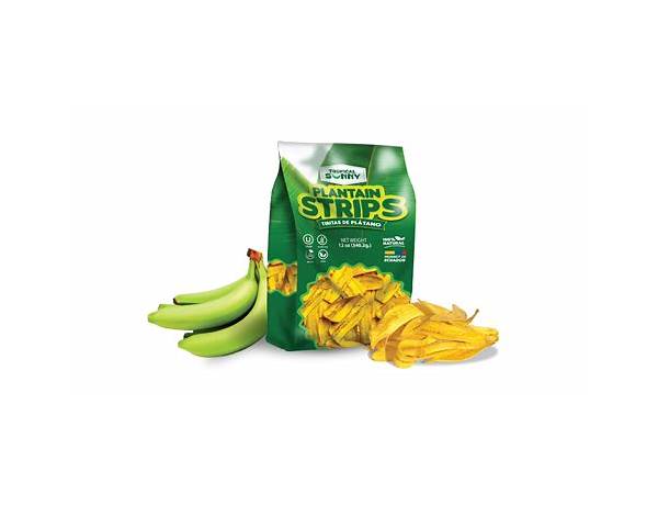 Tropical sunny plantain strips nutrition facts