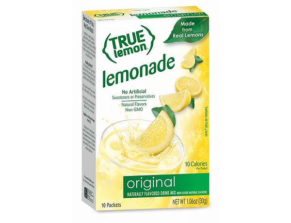 True lemon lemonade mix food facts