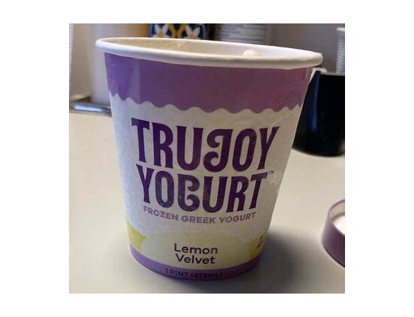 Trujoy yogurt food facts