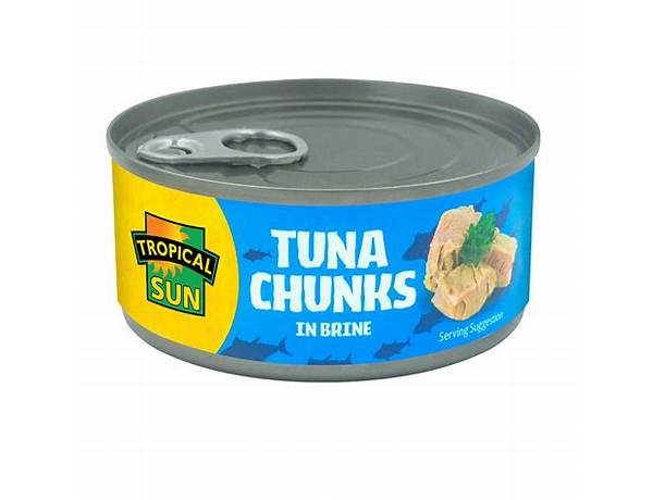 Tuna chunks in brine ingredients