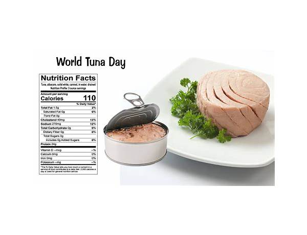 Tuna in spring water food facts