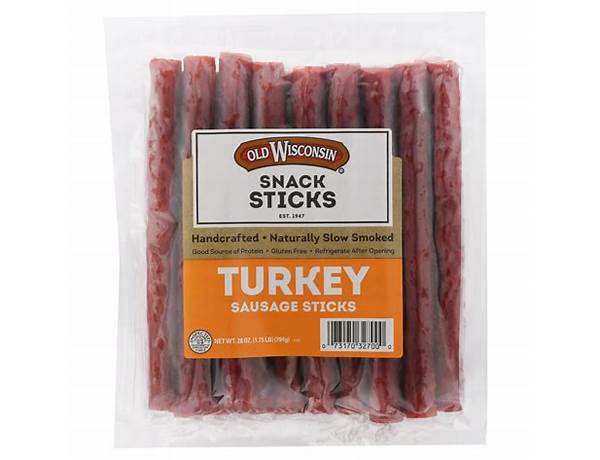 Turkey sausage sticks food facts