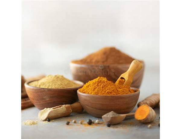 Turmeric ground ingredients