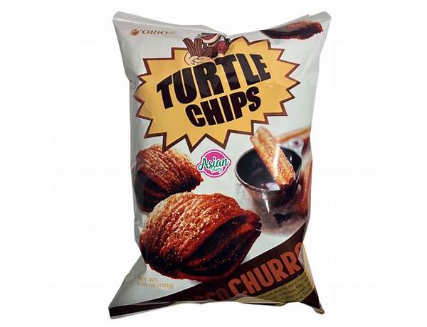 Turtle chips choco churros flavored 160g food facts