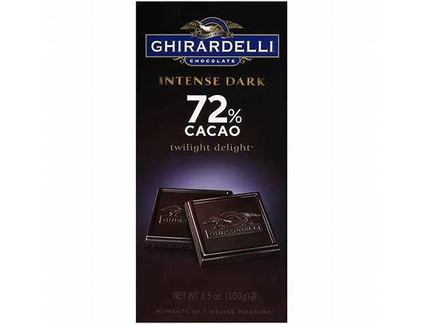 Twilight delight intense dark gourmet chocolate bar food facts