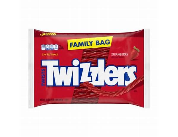 Twizzlers strawberry flavoured (24oz) food facts