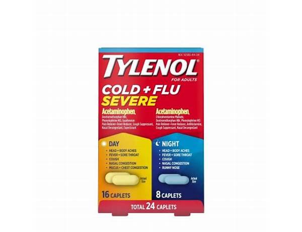 Tylenol cold  flu severe food facts