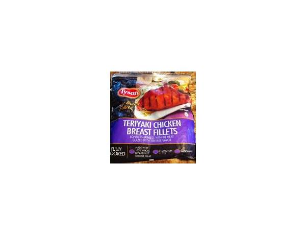 Tyson teriyaki glazed chicken breast filets nutrition facts