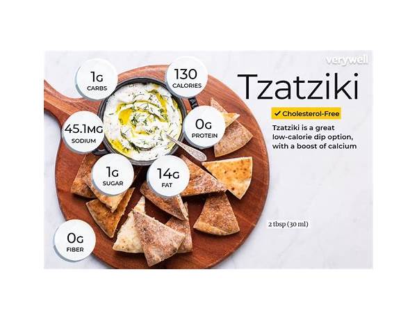 Tzatziki de caju nutrition facts