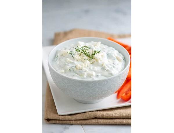 Tzatziki with feta food facts