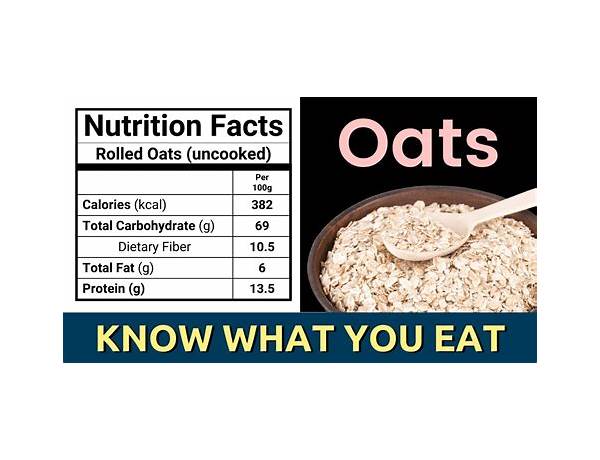 Ultimate oat bran food facts