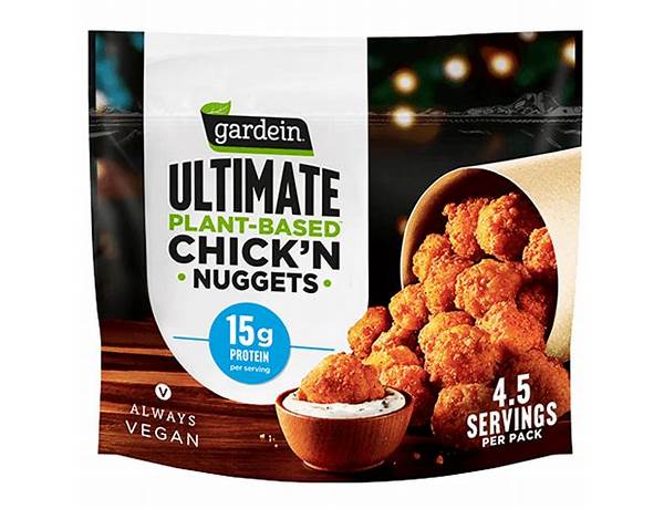 Ultimate plant-base chick’n nuggets food facts