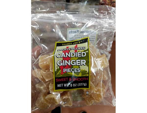 Uncrystallized candied ginger food facts