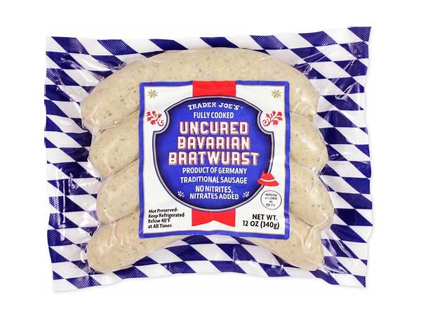 Uncured bavarian bratwurst food facts