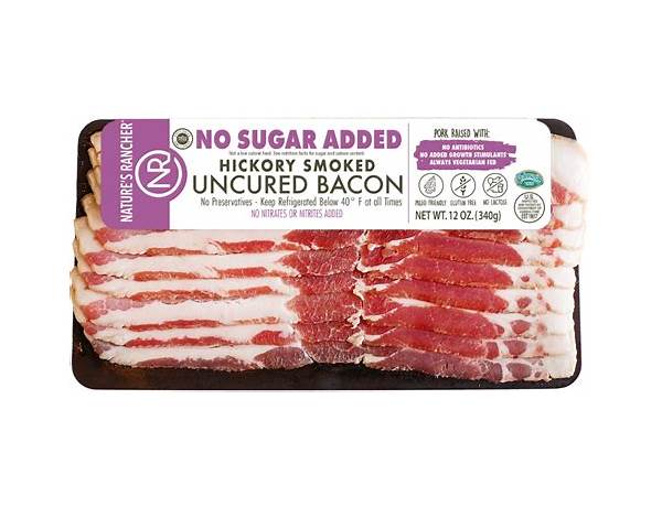 Uncured hickory smoked bacon food facts